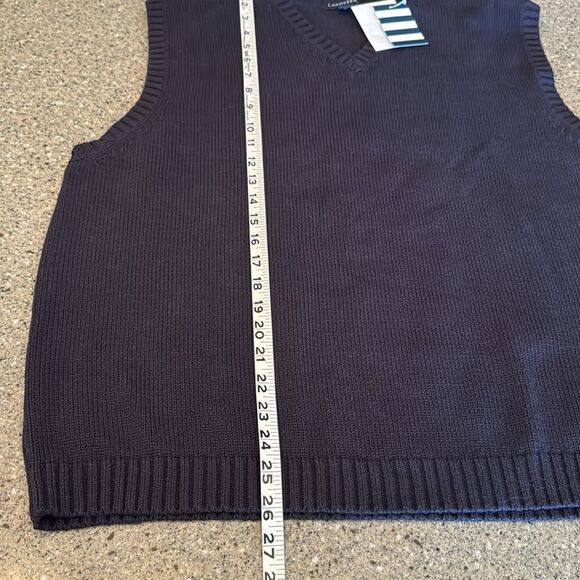 LANDS' END Drifter Pullover V-Neck Sweater Vest *NEW* - Picture 8 of 13